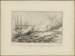 Bombardment & Capture of the Forts at Hatteras Inlet, N.C.