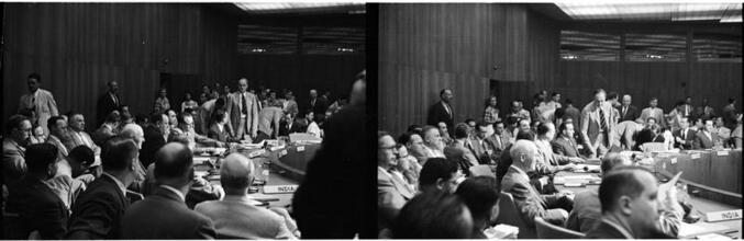 United Nations [United Nations General Assembly, showing delegates from India.]