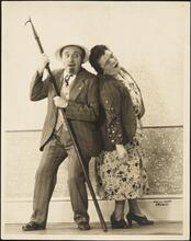 [Jacob and Betty Jacobs in an unidentified production.]