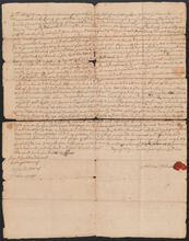 Deed between Solomon Palmer and Nehemiah Palmer, May 13, 1734
