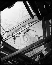 Model of ceiling in the Morgan Library.