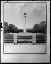 Prison Ship Martyrs' Monument, rendered elevation.