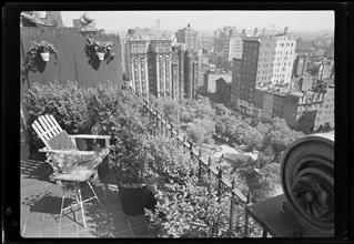 60 Gramercy Park. View of Gramercy Park from Penthouse B, Mrs. Glover.