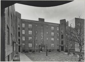 [Harlem River Houses] Four units showing stair window treatment