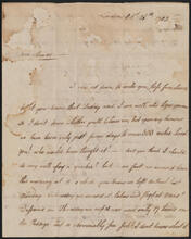 Letter from John Quincy Adams to Peter Jay Munro, October 26, 1783