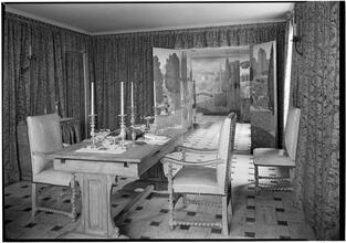 Walter Seligman [residence]. 1200 Fifth Avenue, N.Y.C. Dining room toward hall.