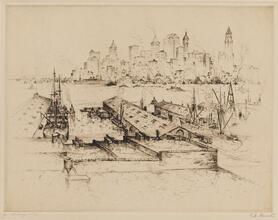 New York seen from Brooklyn Heights