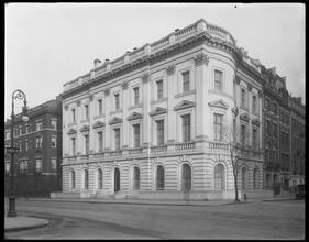 447 Madison Avenue at the corner of East 51st Street. Mrs. O.H.P. Belmont residence.