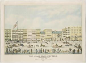 View of Park Place, New York