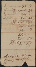 Memorandum by John Peter De Lancey, November 9
