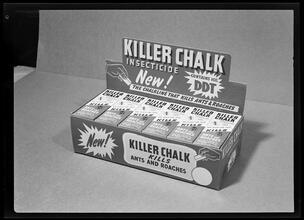 60 East 42nd Street. Display boxes of "Killer Chalk" for stores.