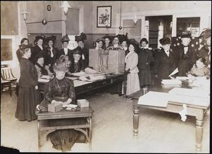 [Women voting.]