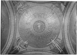 St. Bartholomew's Church. Center of ceiling.