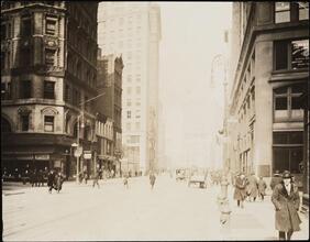 [Looking north on the west side of Broadway from 20th Street.]