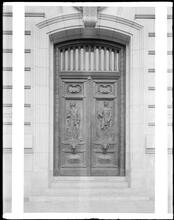 Importers and Traders Bank. Entrance doors.
