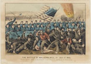 The Battle of Malvern Hill, Va. July 1st 1862.