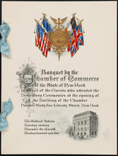 Banquet by the Chamber of Commerce of the State of New York