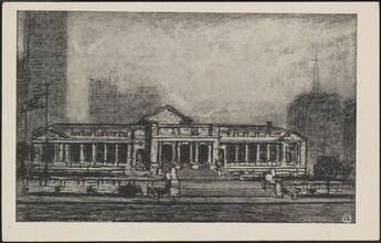 New York Public Library, Fifth Ave. & 42nd Street.
