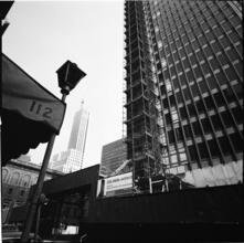 Park Avenue [Construction of the Seagram Building.]
