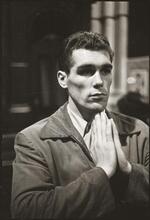 Walter Cartier, Prizefighter of Greenwich Village [Walter Cartier praying.]