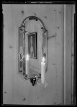 Carroll Carstairs [residence]. Dining room candle sconce.