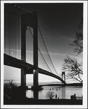 Verrazano Narrows Bridge. View from John Paul Jones Park