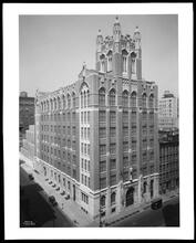 50th Street at the N.W. corner of Lexington Avenue. Cathedral High School.