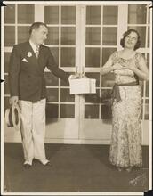 [Aaron Lebedeff and Lucy Levine in an unidentified production.]