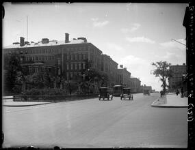 Broadway Series. Looking south from 120th Street showing the University Buildings.