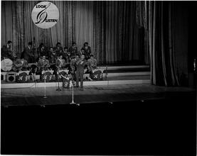 Swing Band Contest Sponsored by LOOK [Band performing on stage.]