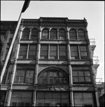 [Bedford Avenue façade of the Smith Building, 123 South 8th Street.]