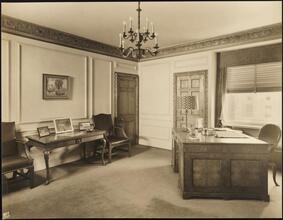 [Interior, private office.]