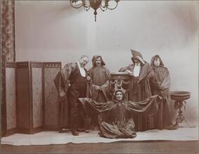 The Byron Photographic Staff, Hyde Ball, Feb. 1905.