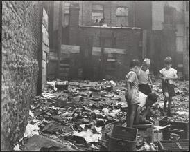 Looking for Things Thrown Out with the Garbage on an Old Lot.