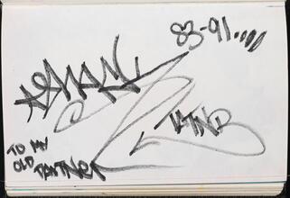 [Page in Delta II's black book.]