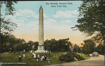 The Obelisk, Central Park, New York City.