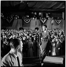 Vaughn Monroe [Monroe and band performing.]