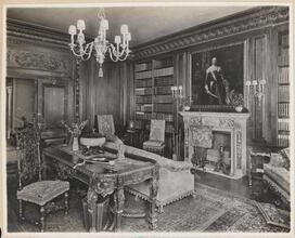 Mr. Arnold L. Scheuer's Residence 2 East 80th Street. Library