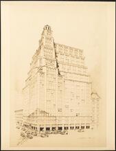 [Rendering of a commercial building.]