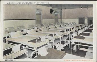 U.S. Immigration Station, Ellis Island, New York. Dormitories.