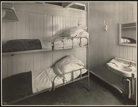 French Line, S.S. "Paris", Third Class, Interior, 2 Berth Stateroom.