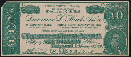 Second Grand Annual Masque and Civic Ball of the Lawrence L. Hart Association