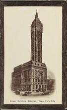 Singer Building, Broadway, NEw York City.