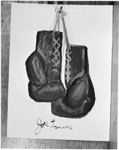 Art by Celebrities Sponsored by the Urban League [Joe Louis' painting.]