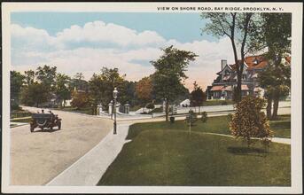 View on Shore Road, Bay Ridge, Brooklyn, N. Y.