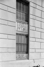 [The Bronx County Building, 851 Grand Concourse. Detail of façade.]