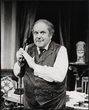 [Jack Weston as Dietrich Merkenschrift in "Break a Leg".]