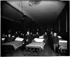 Going to Bed in the Five Points House of Industry.