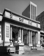 [Main branch of the New York Public Library.]