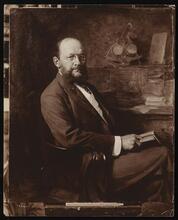 Portrait, Emil Boas, American Mgr. for Hamburg-American Line.
